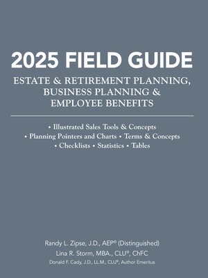 cover image of 2025 Field Guide to Estate Planning